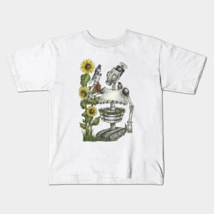 Barn Swallow Robot Kids T-Shirt